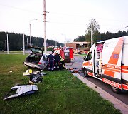 BMW avarija saulėtekyje 