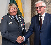 Norvegijos Karalystės gynybos ata&scaron;ė Lietuvai pulkininko Hakon Magnus Loken akreditavimo ceremonija