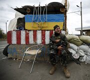 Ukrainos karys Delbacevo mieste