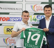 Pavelas Komolovas ir Mindaugas Nikoličius