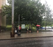 Trečiadienio popietės lietus Vilniuje