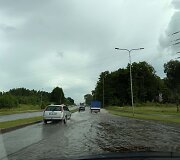 Klaipėdos Liepų g. po liūties