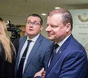 Skirmantas Malinauskas ir Saulius Skvernelis