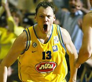 &Scaron;arūnas Jasikevičius su &bdquo;Maccabi&ldquo; mar&scaron;kinėliais