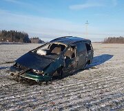 Automobilis vertėsi kelis kartus