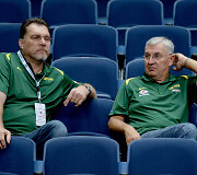 Jonas Kazlauskas ir Arvydas Sabonis