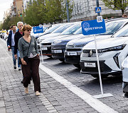&bdquo;eJudėjimo&ldquo; festivalyje esantys automobiliai
