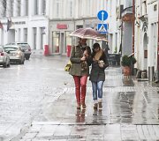 Lietingas &scaron;e&scaron;tadienis Vilniuje