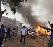 Protestuotojai Burkina Faso sostinėje