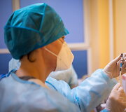 Vilniaus miesto klinikinės ligoninės medikų vakcinacija nuo COVID-19