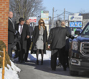 Celine Dion brolio Danielio laidotuvėse