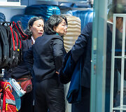 Vietnamo viceprezidentė Dang Thi Ngoc Thinh prekybos centre Vilniuje