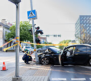 BMW ir &bdquo;Toyota&ldquo; avarija Rinktinės gatvėje