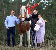 R.Morozovienės fotosesija su žirgais