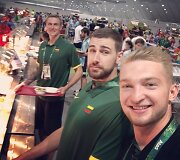 Robertas Javtokas, Jonas Valančiūnas, Domantas Sabonis