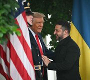 Donaldas Trumpas, Volodymyras Zelenskis / Scanpix