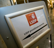 LSDP prezidiumo posėdžio akimirka
