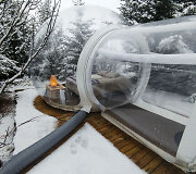 Penkių milijonų žvaigždučių vie&scaron;butis Islandijoje &ndash; &bdquo;Bubble hotel&ldquo;