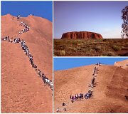 Turistų minios skuba rop&scaron;tis į Uluru