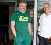 Darius Maskoliūnas ir Rimas Kurtinaitis