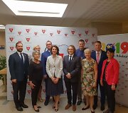 Naujoji PLB valdyba su atstovu sportui Laurynu Misevičiumi