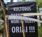 Kultūros darbuotojų potesto akcija
