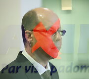 &bdquo;Maxima Latvija&ldquo; vadovo Gintaro Jasinsko spaudos konferencija dėl tragi&scaron;kai pasibaigusios Rygos parduotuvės &bdquo;Maxima&ldquo; griūties.