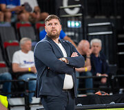 Pirmasis mažojo finalo mačas: Klaipėdos &bdquo;Neptūnas&ldquo; &ndash; Panevėžio &bdquo;Lietkabelis&ldquo;. Gediminas Petrauskas