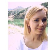 Monika Linkytė filmavimo aik&scaron;telėje Austrijoje