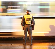 &Scaron;iaulių policija užtvėrė Tilžės gatvę