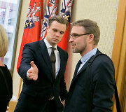 Gabrielius Landsbergis ir Linas Kukuraitis