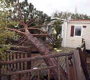 Tornado padariniai Prancūzijos pietuose 