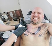 Remigijus Žiogas pasidarė indėni&scaron;ką tatuiruotę