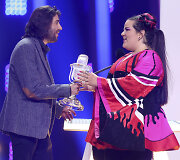 Salvadoras Sobralis ir 2018 metų &bdquo;Eurovizijos&ldquo; laimėtoja &ndash; Izraelio atstovė Netta Barzilai