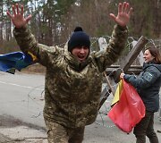 Ukraina susigrąžino kovotojus i&scaron; Rusijos nelaisvės