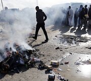 Migrantai &bdquo;Naujosiose džiunglėse&ldquo; &ndash; stovyklavietėje prie Kalė Prancūzijoje