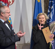 Ra&scaron;ytojai Kristinai Gudonytei  įteikta Patriotų premija už knygą &bdquo;Jie grįžta per pilnatį&ldquo;
