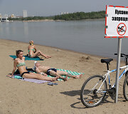 Neįprastai kar&scaron;tas pavasaris Novosibirske