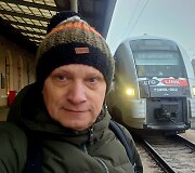 V.Miliaus kelionė elektromobiliu i&scaron; Vilniaus į Taliną
