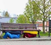 Performanso &bdquo;Bodies in Urban Spaces&ldquo; generalinė repeticija