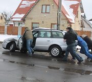 Avarijos vietoje