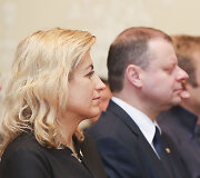 Ministras pirmininkas Saulius Skvernelis pristatė naująjį ministrą Kultūros ministerijoje 