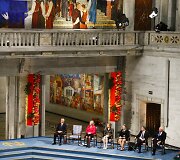 Nobelio taikos premijos įteikimo ceremonija