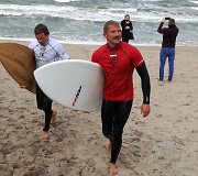 Melnragėje surengtas pirmasis oficialus Lietuvos atviras banglenčių čempionatas.
