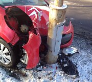 &bdquo;Citroen&ldquo; avarija Geležinio Vilko gatvėje, Vilniuje