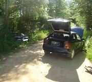 Prienų rajone susidūrė &bdquo;Opel Astra&ldquo; ir &bdquo;Mitsubishi Colt&ldquo;