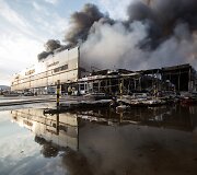 Kazanėje gaisras sunaikino prekybos centrą &bdquo;Admiral&ldquo;