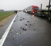 Vilkiko ir &bdquo;Alfa Romeo&ldquo; avarija kelyje &bdquo;Via Baltica&ldquo;
