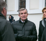 Seimo pirmininkas Viktoras Pranckietis susitiko su kultūros ministre Liana Ruokyte-Jonsson