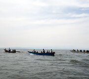 Alberto ežere apvirto Kongo pabėgėlių laivas